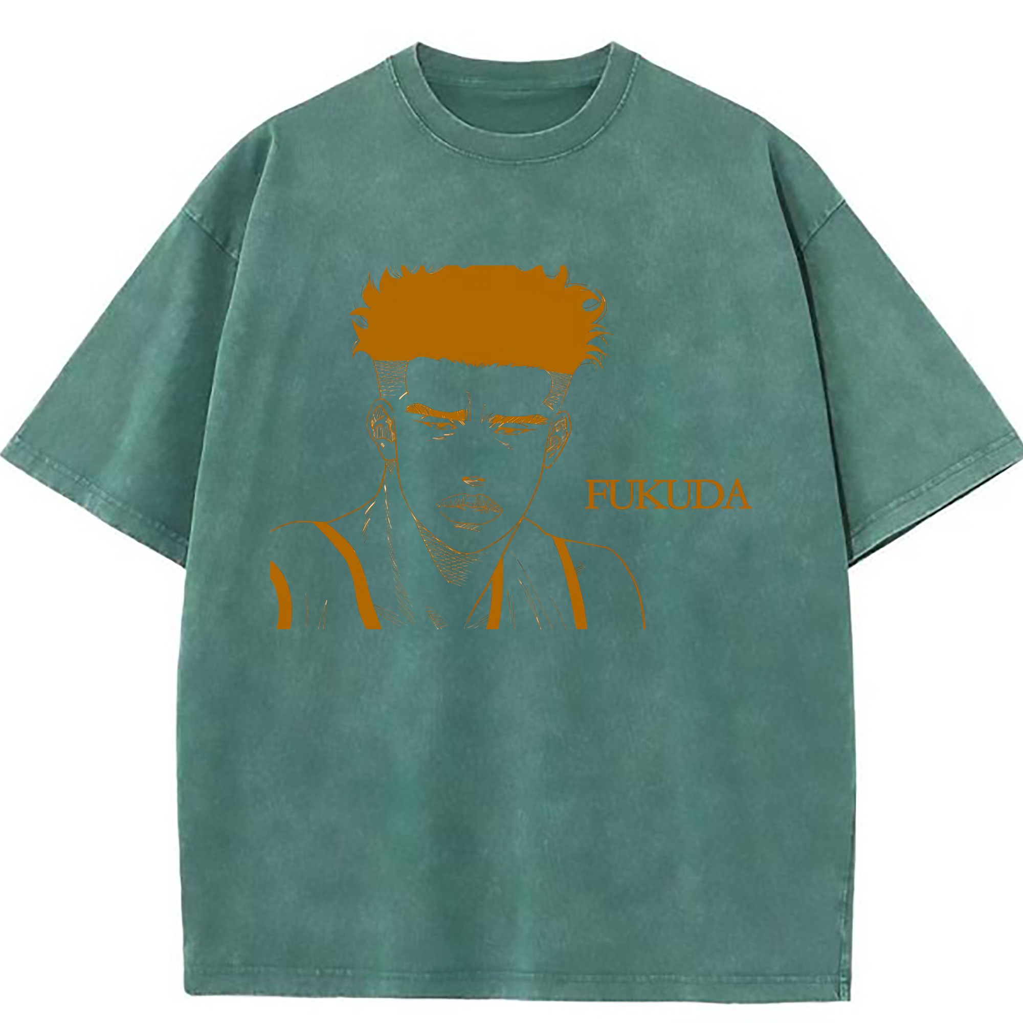 （画像用） SLAM DUNK／スラムダンク 綿100% ヴィンテージ風 半袖Tシャツ（フロントプリント）